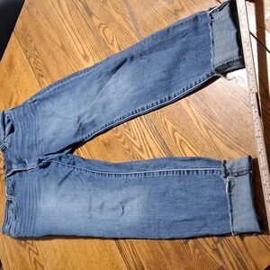 KUT FROM THE KLOTH Jeans Womens 8 BLUE CUFFED CUFF Preowned Used